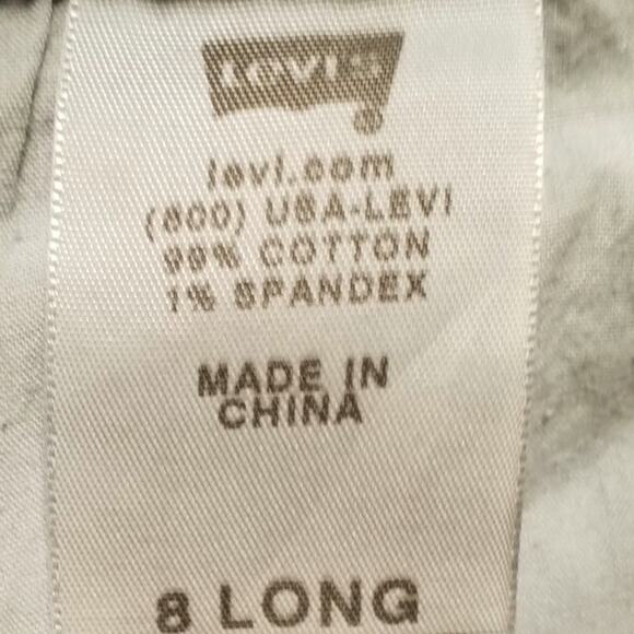 Levi’s 515 Low Rise Bootcut Jeans Blue Size 8 Long - Picture 7 of 8